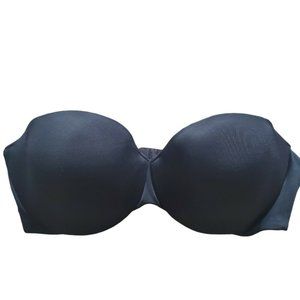 Victoria's Secret Womens Bra 36D Black Strapless Body By Victoria IPEX